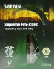SORDIN Supreme Pro-X Profi Kapsel Gehörschutz mit GEL Pads und Leder | H: 29dB SNR: 27 dB Night Camo