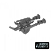 Variables klappbares Teleskop Zweibein Bi-Pod Bipod 16,5-23,5cm 6"-9" für Riemenösen horizontal