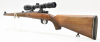 Hubertus Ganzschaft-Rep.-Büchse im Kaliber 6,5x57 mit ZF 3-9x42 Schwenkmontage