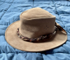 +++++SAFARI Hut echt Leder Australien mit typischen Safari Hutband +++++
