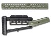 Ranger Marlin M-LOK End Cap Straight Grip Lever Stock Set (Moss Green)