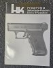 Original Heckler & Koch Bedienungsanleitung P7 M8 / P7 M13 – 9 mm Para