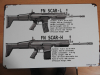 Blech-Werbeschild von FN zur SCAR