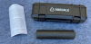Schalldämpfer Roedale Ti 48 Kal. 7-8mm Rasp Lock Adapter neuwertig