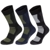 Socken / Strümpfe "Esercito" 3er Pack (39-42) gestreift halblang