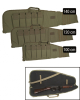 Gewehrtasche / Waffen Futteral Oliv 100cm m. Magazintaschen - Rifle Case abschließbar