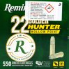 550 Schuss KK HV Munition .22 l.r. lfb REMINGTON Golden HUNTER 40gr HP Hohlspitz verkupfert HV Plate