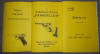 3 Hefte technische Zeichnungen, Beschreibung, Dienstanweisung Parabellum Pistole 08 Kaliber: 9mm