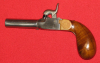 PEDERSOLI Perkussion Vorderlader DERRINGER in Cal. 44, nur ca. 16,5cm Gesamtlänge