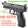 FANGSCHUSSPISTOLE - HK SFP9 TACTICAL OR - HALBAUTOMATISCHE PISTOLE 9 MM LUGER - OPTICAL READY -