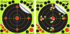 39 Blatt - Splitterzielscheiben - Splatter Targets - reaktiv - selbstklebend - Durchmesser 20 cm