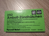 250 ZÜNDHÜTCHEN RWS SINOXID