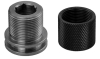 Schalldämpfer Adapter mit Inbuseinsatz, M12x1,M13x1,M14x1,M15x1,M16x1,M17x1,1/2x20",1/2x28",5/8x24"