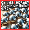 20x HDR68 | TR68 CaI 68 Aluminiumkugeln Alu Balls BBs Passgenau Qualität