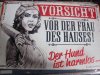 Die Frau des Hauses !!! auf Blech 20x30 cm versandkostenfrei
