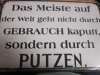 Die Gefahr der Waffenreinigung ... auf Blech 20x30 cm versandkostenfrei