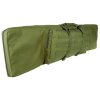 Gewehrtasche f. 2 Langwaffen bis 140cm Oliv m. Trennwand + Rucksackgurte – Doppel Futteral
