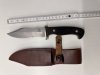 Puma TEC Gürtelmesser 161312 – Clip-Point Klinge (12,5 cm), Sandelholz & Lederscheide