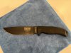 ESEE Model 6 6P-B – schwarze Klinge / grauer Griff