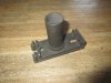 Original US Army Browning M3 cal .50 Rückenplatte Backplate stripped