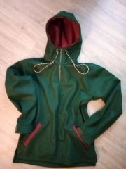 NEU! LODEN KAPUZEN SHIRT DAMEN