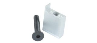 E21, 013883 Steg Korntunnel plus 16 mm, inkl. Schrauben Front sight base 16 mm, incl. screws
