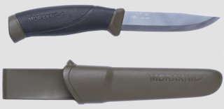 1 x MORAKNIV COMPANION S Universalmesser made in Sweden GREEN ! 10cm Klinge SGM® Stahl 56,5 HRC NEU