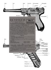 Nachdruck Wehrmacht Taschenkarte Pistole 08