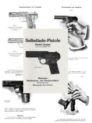 Nachdruck Bedienungsanleitung Pistole Dreyse M1907