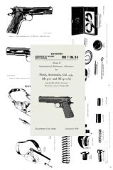 Nachdruck US-Ersatzteilliste für Colt 1911 Government + Zubehör