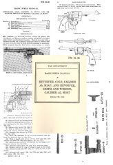 Nachdruck US-Bedienungsanleitung Revolver Colt / S&W 1917 .45ACP