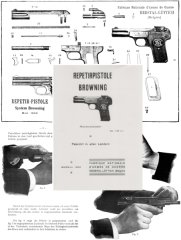 Nachdruck deutsche Bedienungsanleitung Pistole FN 1900 Cal . 7,65