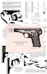 Nachdruck deutsche Bedienungsanleitung Pistole FN 1910
