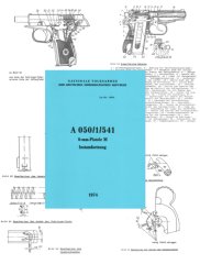 Nachdruck DDR NVA Dienstvorschrift Instandsetzung Pistole Makarow