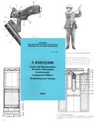 Nachdruck NVA DDR Dienstvorschrift Leuchtpistole / Leuchmittel