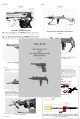Nachdruck Dienstvorschrift Pistole P1 und Maschinenpistole UZI von 1977