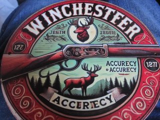 WINCHESTER hier als Kopie rund 20 cm-Z