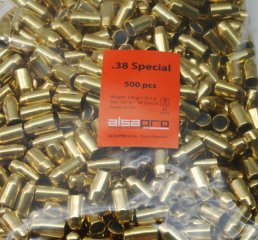 500 Stück ALSA PRO FP FMJ Vollmantel Flachkopf Geschosse .357 Mag / .38 Special Dia. 357 158gr 10,2g