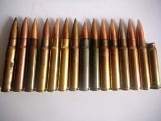 8x57IS Konvolut 15 Stück vor WKII bis Heute Dekopatronen
