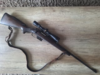Rep.-Büchse Brünner Mod. Fox 2 im Kaliber .222 Rem. m. ZF NIKON Monarch 3-9x40