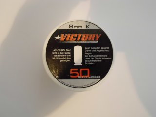 5 x Knallpatronen Victory 8mm Knall (8x20) Platzpatronen