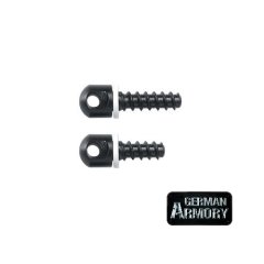 2X DIY Riemenbügelschrauben Riemenbügelösen Zweibeinöse Riemenhalter Bi-Podadapter Swivel