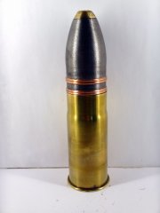 Französische 37mm / 3,7cm Patrone Mod. 1885 mit Sprenggranate Mod. 1888