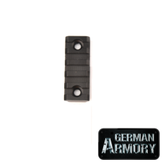 Picatinnyrail Picatinnyschiene Shorty für Mlok Systeme 5 Slots AR15 AR10 AK47 tactical AK74