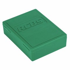 NEUE RCBS Original DIE STORAGE BOX Matrizen Aufbewahrungsbox Kunststoff Schachtel 3-DIES