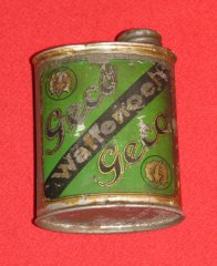 Aus Sammlung, sehr altes Waffenöl - Behältniss von Geco