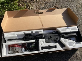 Battle Machine M4 Mod-L Airsoft AEG by Valken - Black