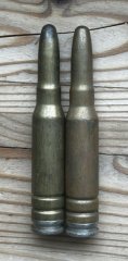 7,62mmx51 Ex-Patronen, 2 Stück , runde Spitze