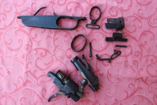 Italien Carcano Gewehr. Freie Teile Konvolut. WKII.