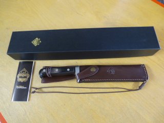Puma Messer - Phoenix - Nr. 12 6376 - Griffschalen aus Pakkaholz - Lederscheide in OVP - Bowie